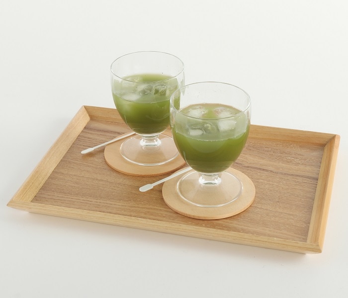 粉末緑茶の淹れ方